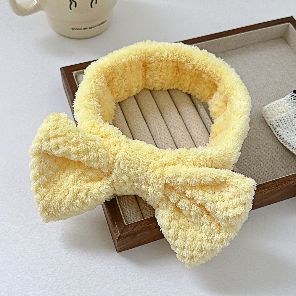 Bandeau à cheveux à carreaux ananas jaune