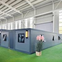 Maison modulaire préfabriquée au design moderne personnalisé, 20 pieds, 40 pieds, 2 ou 3 chambres, maison conteneur extensible