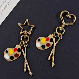 Palette de couleurs créative DIY, pinceaux pour la rentrée scolaire, tableaux à dessin, pendentifs, porte-clés, porte-clés pendentifs étudiant - Product Image 5