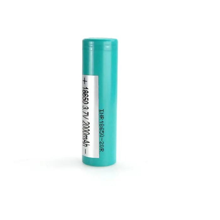 Batterie lithium-ion de haute qualité INR 18650 2000MAH 3.7V 22A batteries de banque d'alimentation rechargeables