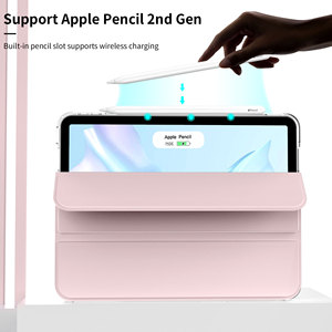 Ngủ Wake lật thông minh da Trường hợp với khe cắm bút cho iPad không khí <span class=keywords><strong>5</strong></span> 10.9 "2022/không khí 4 10.9" 2020 trong suốt <span class=keywords><strong>Cover</strong></span> quay lại - Product Image 2