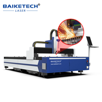 Máquina de corte por láser de vidrio de alta precisión de 3000W, Raytools cabezal de corte, máquina de corte por láser, peso 4800KG