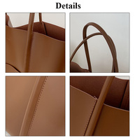 Sac à main de luxe en cuir PU pour femme, grand sac fourre-tout à bandoulière, grande capacité, pour le shopping, le bureau et les voyages