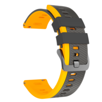 Bracelet en silicone sport bicolore de 22 mm pour Huawei, pour Samsung Galaxy Watch, pour Redmi Watch5 Active