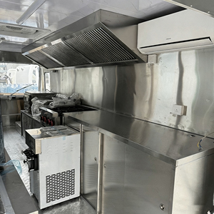 Night Market Outdoor Hotdog & Ice Cream Food Truck Commercial Street Stall Snack Cart Stainless Steel 4-Wheel - Product Image 5