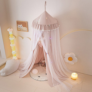 Mosquitero Cónico Colgante <span class=keywords><strong>para</strong></span> <span class=keywords><strong>Cama</strong></span> de Niños, con Protección Contra el Viento y la Luz, Colorido, <span class=keywords><strong>para</strong></span> Camas Queen y King Size, Venta al Por Mayor - Product Image 1
