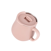 Mug à café Everich en acier inoxydable à double paroi, 300 ml, revêtement de surface durable de haute qualité, sans BPA, poignée pour une utilisation prolongée