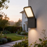 Lampe murale LED extérieure en aluminium moulé sous pression, design simple, étanche, pour jardin et cour