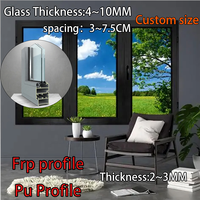 Proveedor de Ventanas de PU, Perfiles de Fibra de Vidrio FRP Antioxidantes, Perfiles de Fibra de Vidrio para Puertas y Ventanas Sin Corrosión