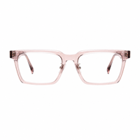 Lunettes de vue rectangulaires en acétate modèle RESDA RSD8010, monture optique surdimensionnée à motif uni, logo personnalisé, en stock, lunettes de mode