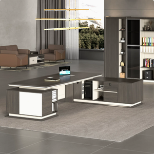 Mesa <span class=keywords><strong>de</strong></span> Oficina, Escritorio para CEO, Mesa <span class=keywords><strong>de</strong></span> Conferencia Grande, Escritorio para Gerente General y Supervisor - Product Image 3