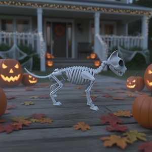 Custom <b>Plastic</b> <b>Animal</b> Skeleton Teaching Model <b>Animal</b> Anatomical Model Life Size Cat Skeleton Model Halloween Decor - Product Image 5