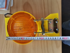 Flashing Barricade <b>Light</b> Safety Bracket Road Safe Yellow LED Solar Traffic <b>Light</b> - Product Image 5