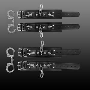 Grilletes de sujeción para manos y tobillos con púas, juego de bondage, diversión atada, set de entrenamiento SM, juguetes sexuales para parejas fetichistas, venta al por mayor - Product Image 5