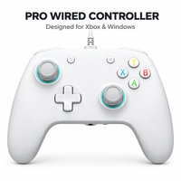 Manette de jeu filaire à effet Hall à large compatibilité avec bouton Turbo