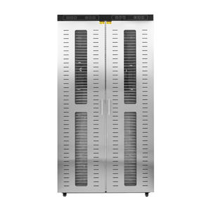 Dehidrator makanan besi tahan karat industri kapasitas besar 116 nampan dapat disesuaikan 0-24 jam pengatur waktu 30-90 kontrol suhu - Product Image 1