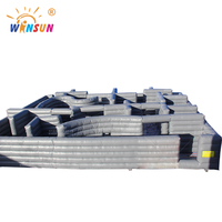 WINSUN Jeu Sportif Gonflable Commercial Combo - Matériau PVC Certifié CE, Installation Facile pour Utilisation en Extérieur
