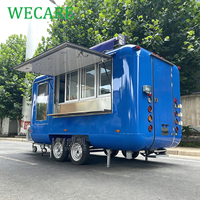 Wecare Bar extérieur, cuisine mobile, café, pizza, remorque, crème glacée, beignets, concession, camion de restauration, remorques de restauration entièrement équipées