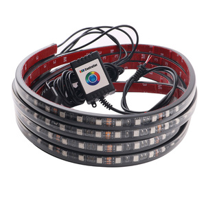 Bande lumineuse décorative pour châssis de voiture, contrôle par application téléphonique, éclairage <span class=keywords><strong>LED</strong></span> RGB pour sous-carrosserie, ambiance néon - Product Image 1