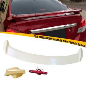 Aileron de coffre HS avec lampe aileron arrière pour <span class=keywords><strong>Mitsubishi</strong></span> Mirage G4 Attrage berline 2014 2015 2016 2017 <span class=keywords><strong>2018</strong></span> 2019 2020 - Product Image 1