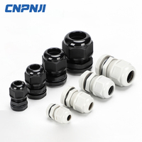 Presse-étoupe en nylon étanche IP68 CNPNJI PG11 PG13.5 PG16 PG21 PG36 certifié CE Haute/Basse Tension -40~100 Anti-poussière