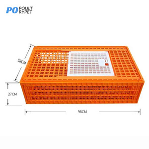 Chariot de transport en plastique de qualité pour les cages de poulailler d'élevage de volaille nouvel état pour le transport de couche - Product Image 2
