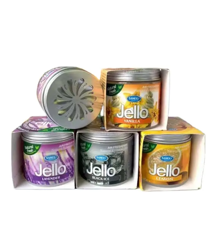 jello fruit and flower scents mixed gel air freshener for car and home use