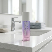 Flacon pulvérisateur en plastique PET cylindrique de 80 ml et 100 ml - Contenant pour produits de beauté et désinfectants