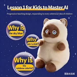 Jouet en peluche interactif pour chaton SJY-251010/1015 AI Furry avec réacteur magnétique AI, compagnon vocal en temps réel WiFi, robot jouet - Product Image 4
