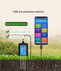 Hot Sale Portable 8 in 1 Integrated Soil Nutrient <strong>Tester</strong> Connecting to Mobile Phone Soil PH Analyzer Soil NPK <strong>Sensor</strong> - Product Image 3