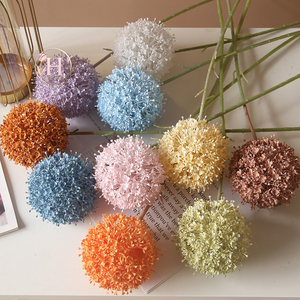 Flores de Plástico Realistas Hesper, Bola de <span class=keywords><strong>Cebolla</strong></span> Grande, Decoración para Bodas y Día de la Madre, Éxito de Ventas - Product Image 1
