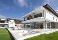 Maison préfabriquée moderne en acier prête à l'emploi pour usage commercial : Hôtels, appartements, villas de luxe, maison complète prête à vivre