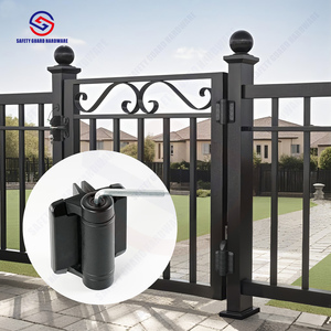 Có Thể Điều Chỉnh Nhiệm Vụ Nặng Nề Thép Hồ Bơi An Toàn Key Có Thể Khóa Cửa Latch Và Cổng Bản Lề Tùy Chỉnh Nylon Mùa Xuân Sức Mạnh Thiết Kế Hiện Đại - Product Image 3