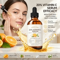 Sérum facial anti-âge à 20 % de vitamine C ETRUN ALISA Private Label, texture plus lisse, pH équilibré, soin de la peau léger
