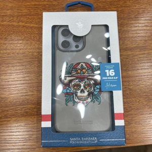 פולו גולגולת רקום פו עור shockproof כיסוי מלא עבור iphone 16 pro max - Product Image 3