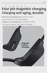 Casque de Sport étanche sans fil à oreille ouverte LED batterie casque à Conduction osseuse Microphones pour entraînement course à pied Gym - Product Image 3