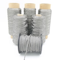 Corde tressée conductrice en métal d'acier inoxydable résistant aux hautes températures pour éliminer la corde d'électricité statique