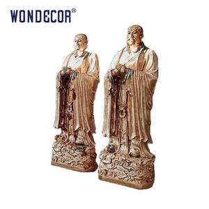 金属彫刻カスタマイズされた大規模鋳造金属職人技寺院/ホテル宗教ブロンズ仏像 - Product Image 4