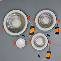 Plafonnier LED encastré en verre ultra-plat, 6W, 10W, 15W, 20W, 25W, type COB, le plus vendu