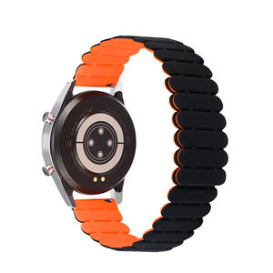 Nouveau design bracelet de montre magnétique en bambou pour <span class=keywords><strong>Huawei</strong></span> Fit 3 bracelet bracelet de montre magnétique réglable en silicone souple - Product Image 5