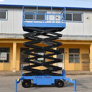 Plataforma Aérea Móvil de Elevación Hidráulica Tipo Tijera de 6m, 8m, 10m, 12m, 14m con Tracción - Product Image 3