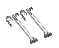 Supports de fixation murale pour panneaux solaires, système de balcon solaire en aluminium Al6005-T5 argenté, inclinables de 25 à 45 degrés, garantie 10 ans, TUV CE