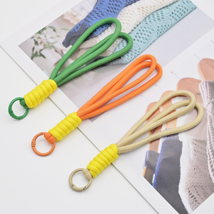 Llavero de cuerda personalizado DIY, trenzado, corto, de nailon, neopreno, paracord, correa de <span class=keywords><strong>mano</strong></span>, cordón, bonito llavero - Product Image 5