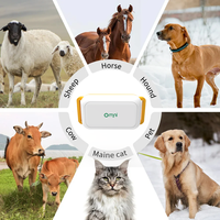 Nouvelle arrivée localisateur de dispositif de suivi en temps réel 4g mini traqueur de collier gps pour chien de compagnie avec application Omni