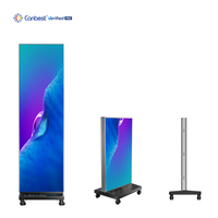 Écran d'affichage LED pliable Canbest 83 pouces P1.2, affichage LED P2.5 sans fil en cascade, 600 nits, écran d'affichage numérique LED pour la promotion en magasin