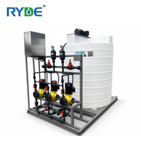 Sistema de Dosificación Manual de Polímeros DJY3000 de Acero Inoxidable SS304 para Deshidratación de Lodos, Precio de Fábrica
