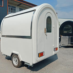 Máquina de café Restaurante móvil Mini remolque de comida con equipo de cocina completo para bocadillos con helado de perros calientes de Falafel - Product Image 2