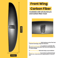 Aile avant en fibre de carbone CY890 890 mm pour hydrofoil électrique, aile de remplacement pour planche hydrofoil électrique