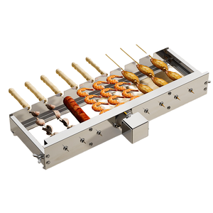 Parrilla de Gas de 4+1 Quemadores con Rejillas de Cocción, Quemador Lateral, Acero Inoxidable Esmaltado, para Exteriores, 13.7KW, Encendido por Pulso, Seguridad de Llama - Product Image 2