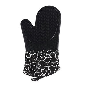 Gant de four professionnel extra long en silicone avec doublure matelassée, résistant à la chaleur, flexible, pour la manipulation des casseroles - Product Image 2